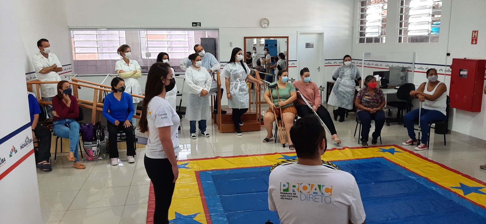 Atividade coletiva do projeto Acesso Livre
